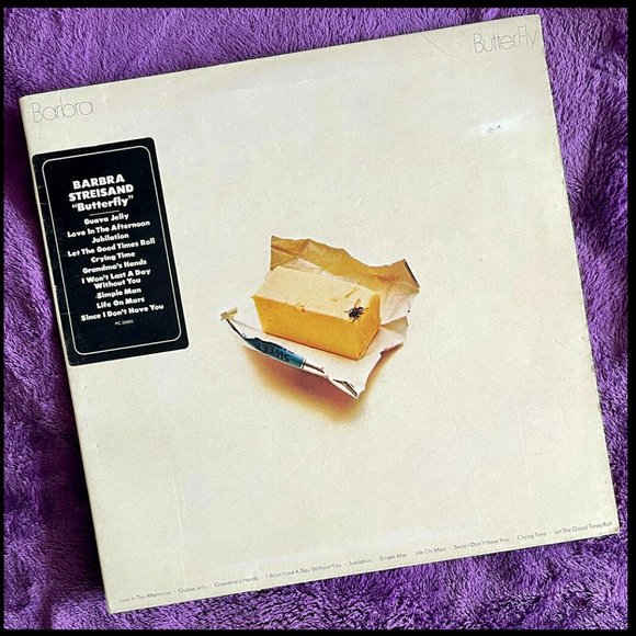 Barbra Streisand BUTTERFLY Gatefold RECORD Album 1974 CANADA 1st Ed. 48Yrs! RARE - Picture 1 of 7